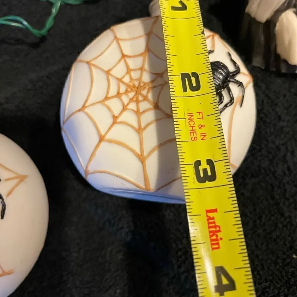 RARE Old World Christmas 1983 Halloween Witch Spider Scarecrow String Lights